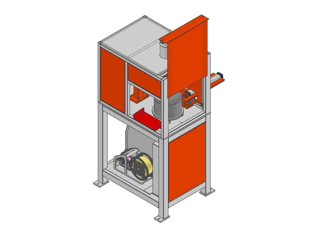 M&aacute;quina de solda de pesco&ccedil;o de v&aacute;lvula semiautom&aacute;tica para fabrica&ccedil;&atilde;o de cilindros de GLP