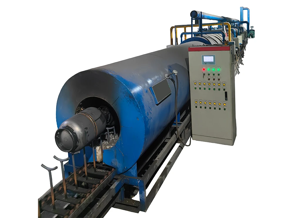 Forno de recozimento para linha de produ&ccedil;&atilde;o de cilindros de GLP